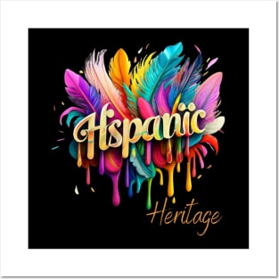 National Hispanic Heritage Month Hand Posters and Art